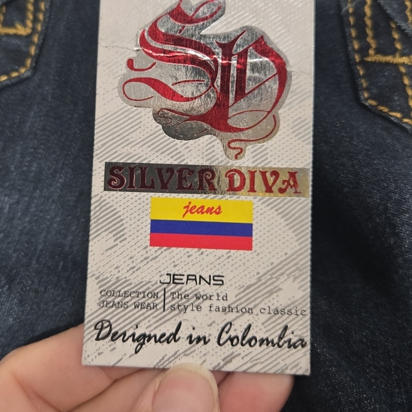 Silver Diva Push Up Jeans NWT Colombian Jeans Sz 5 - Picture 8 of 13